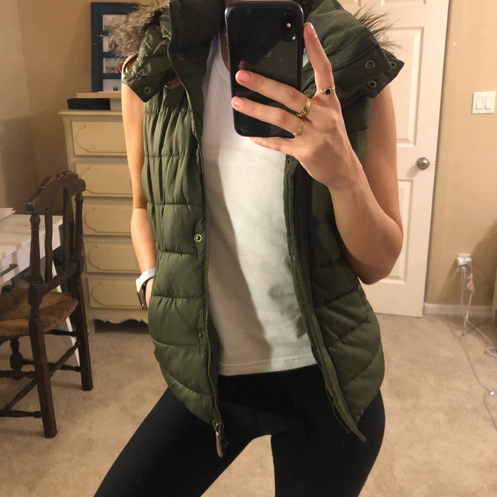 H&M fur vest